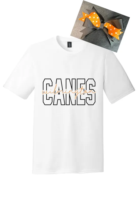 COMBO 4" Bow & T-Shirt  - WDP24