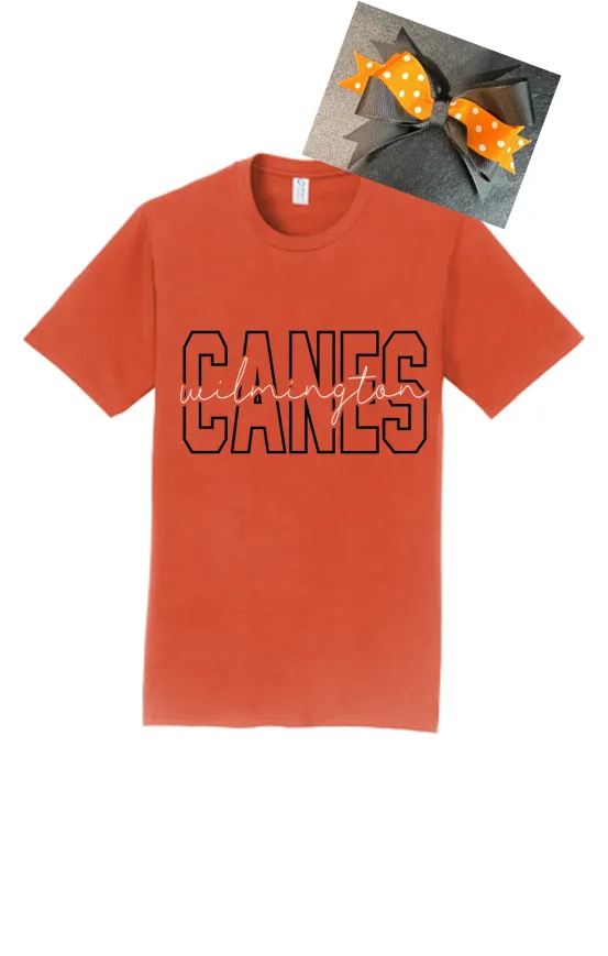 COMBO 4" Bow & T-Shirt  - WDP24