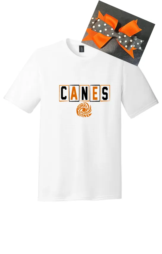 COMBO 4" Bow & T-Shirt  - WDP24