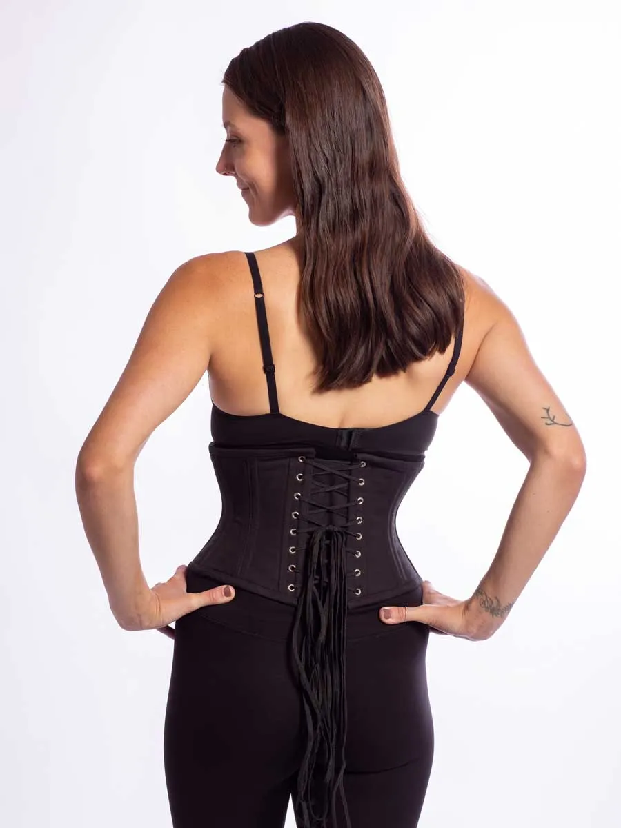 Cotton Modern Curve Waspie Underbust Corset : CS-301