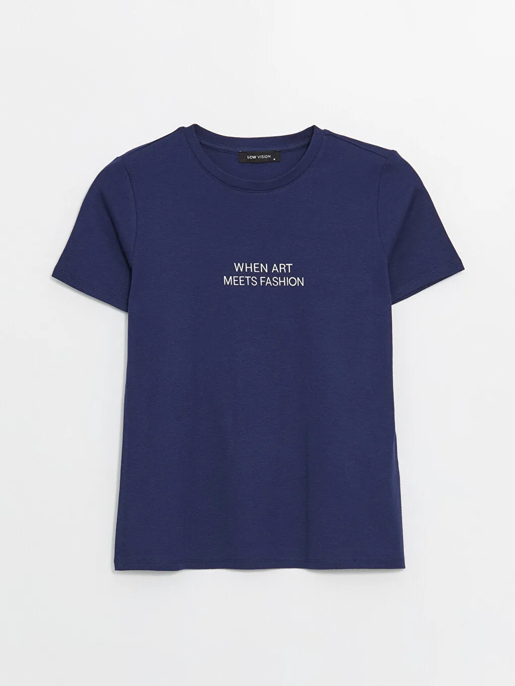 Crew Neck Printed Short Sleeve Women's T-Shirt
