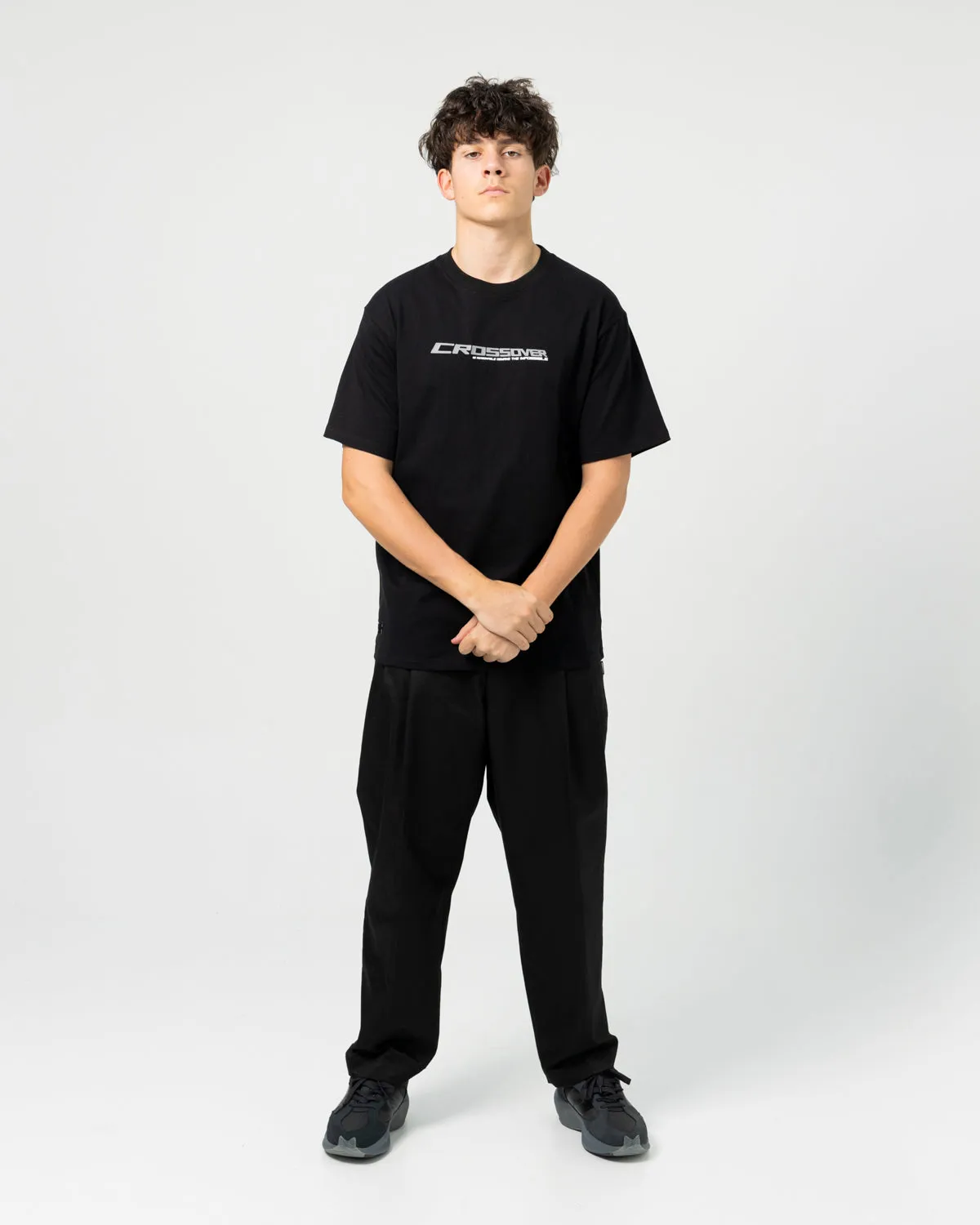CROSSOVER x mo'des  "Solaris" Tee | Black