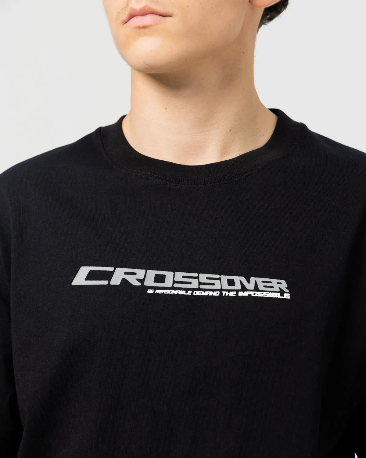 CROSSOVER x mo'des  "Solaris" Tee | Black