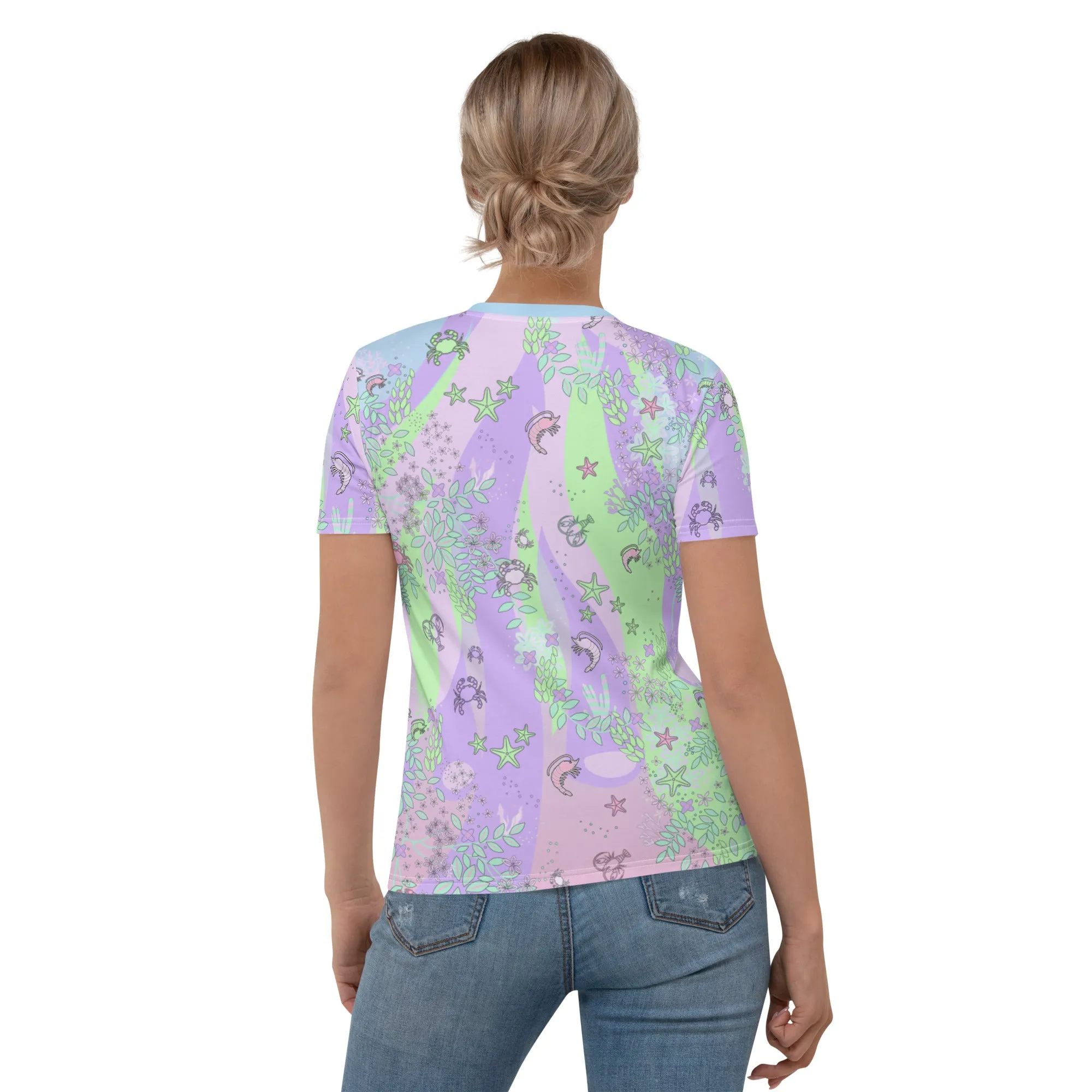 Crustaceancore Women's T-shirt | Ocean Blush