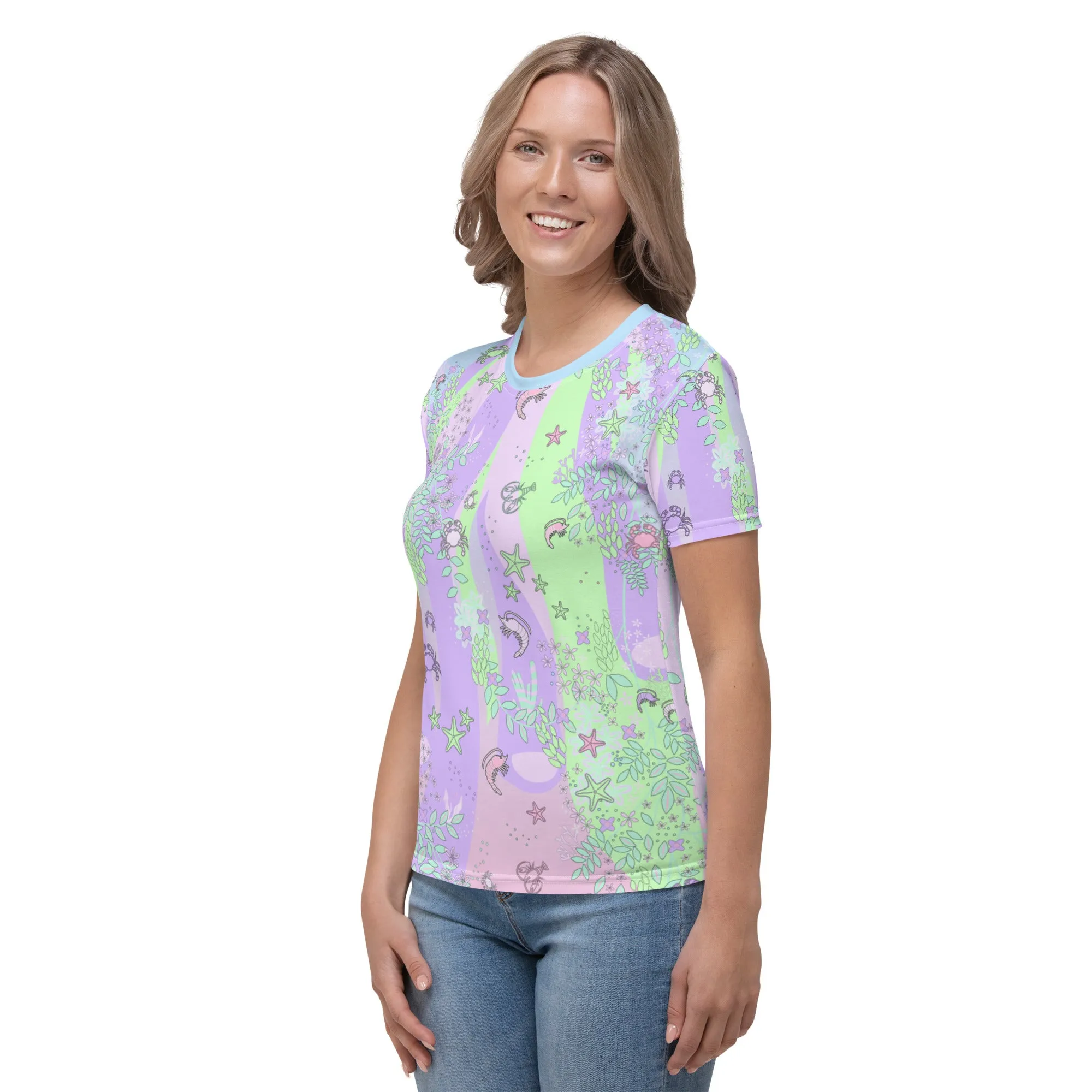 Crustaceancore Women's T-shirt | Ocean Blush