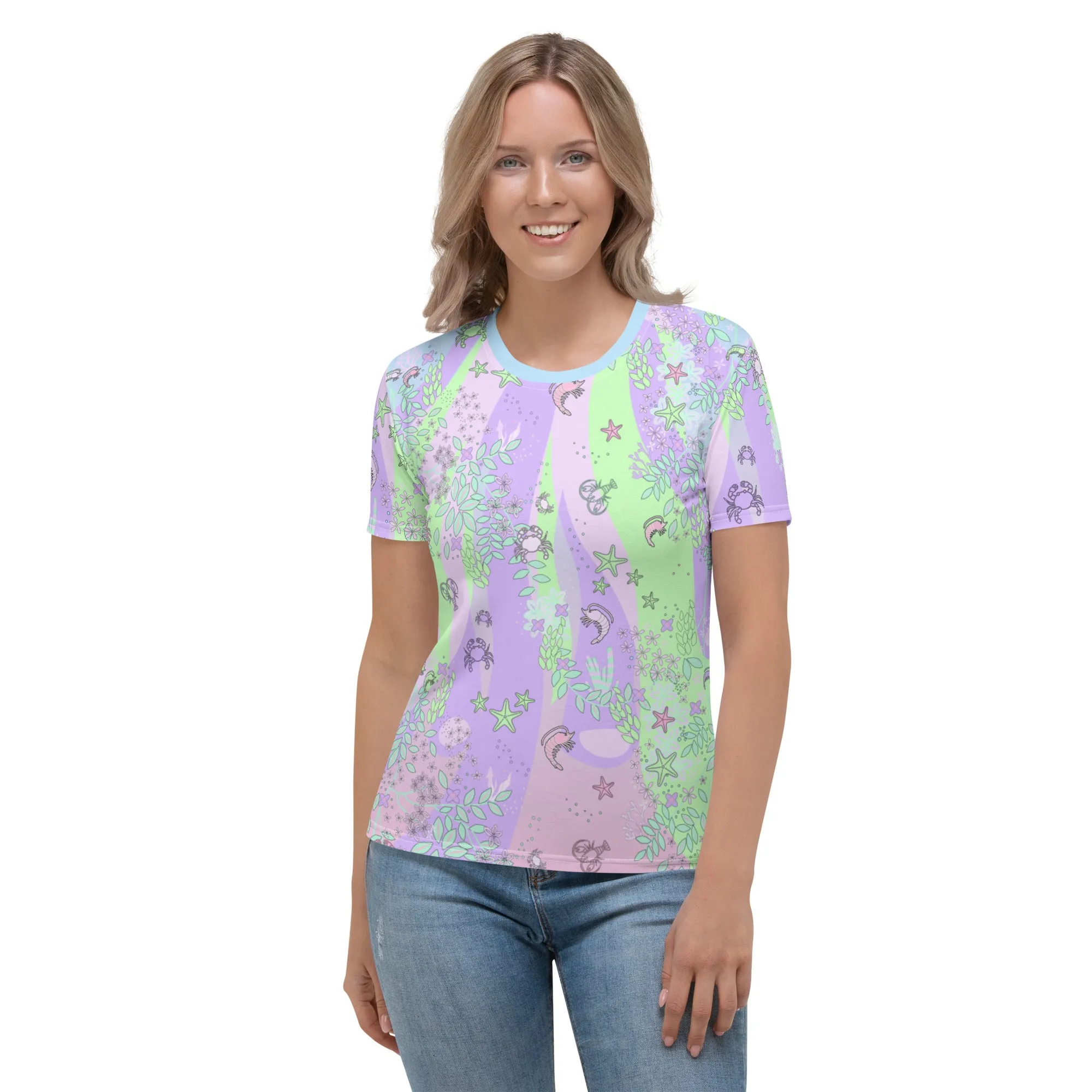 Crustaceancore Women's T-shirt | Ocean Blush
