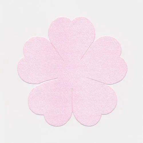 Cut Flower - Five Petals (Satin) #05 Pale Pink