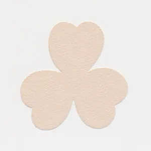 Cut Flower - Three Petals (Chiffon) #163 Milky Pink