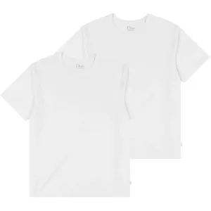 Dime MTL 2 Pack T Shirts White