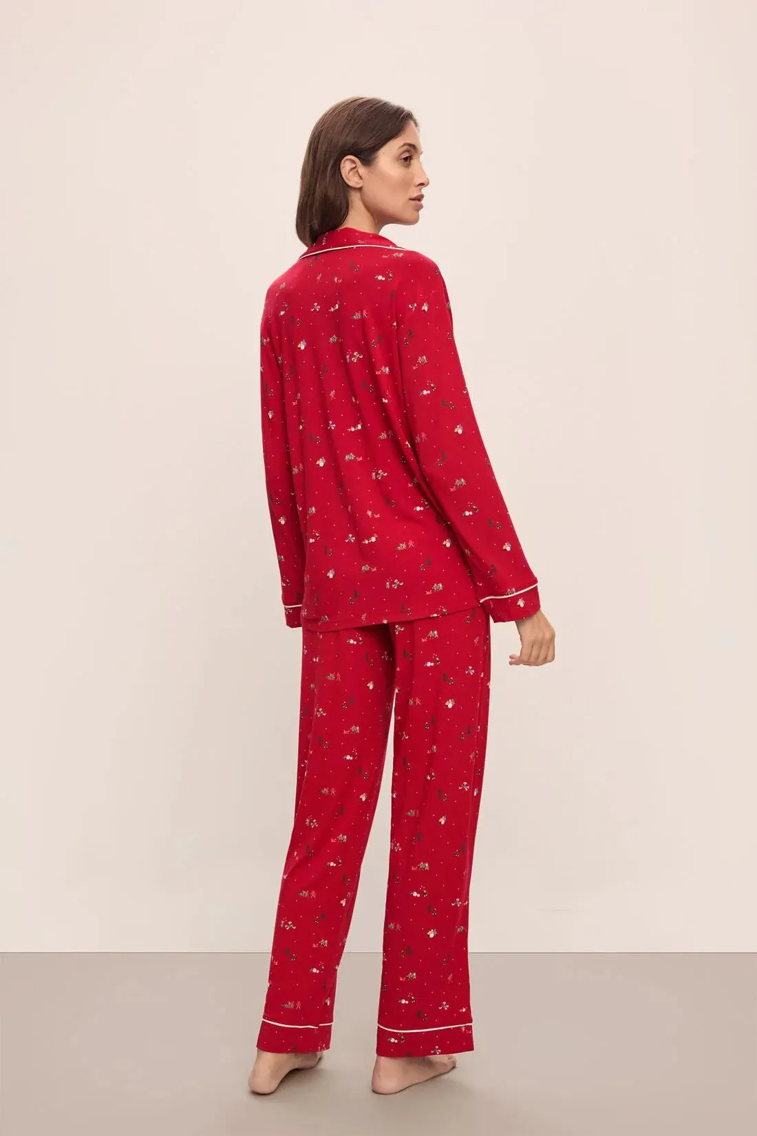 Eberjey Gisele Printed Long PJ Set