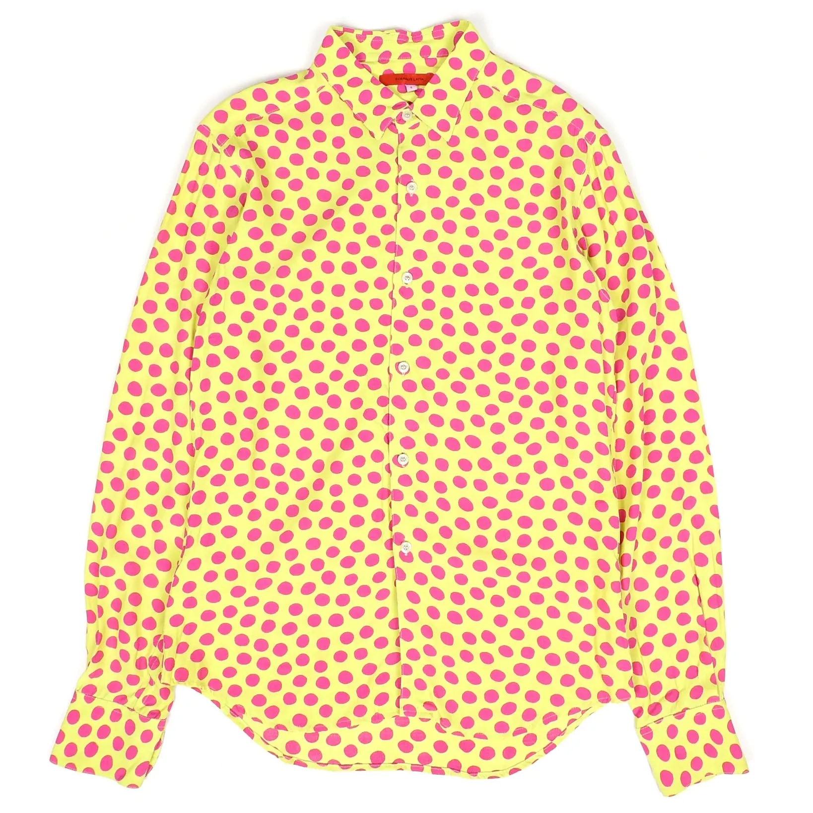 Eckhaus Latta Polka Dot Shirt Size Small