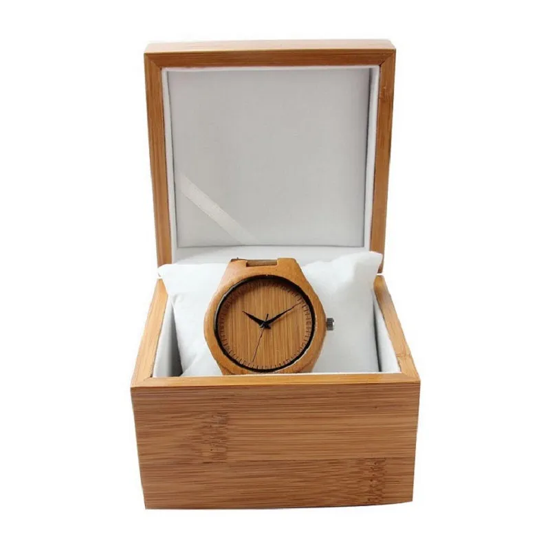 Elephant Pattern Dial Women's Wooden Watch