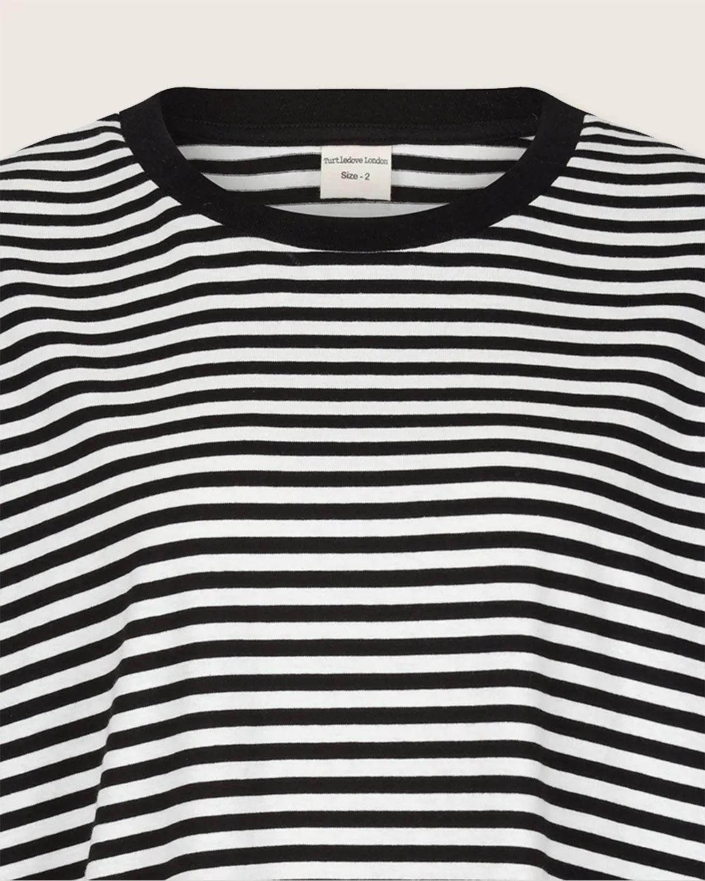 Elsie Multicolour Stripe Print Oversized T-Shirt