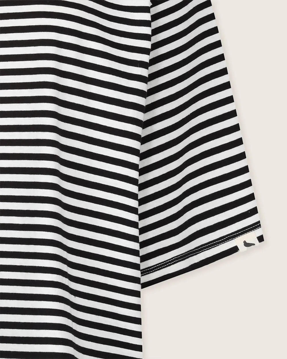 Elsie Multicolour Stripe Print Oversized T-Shirt
