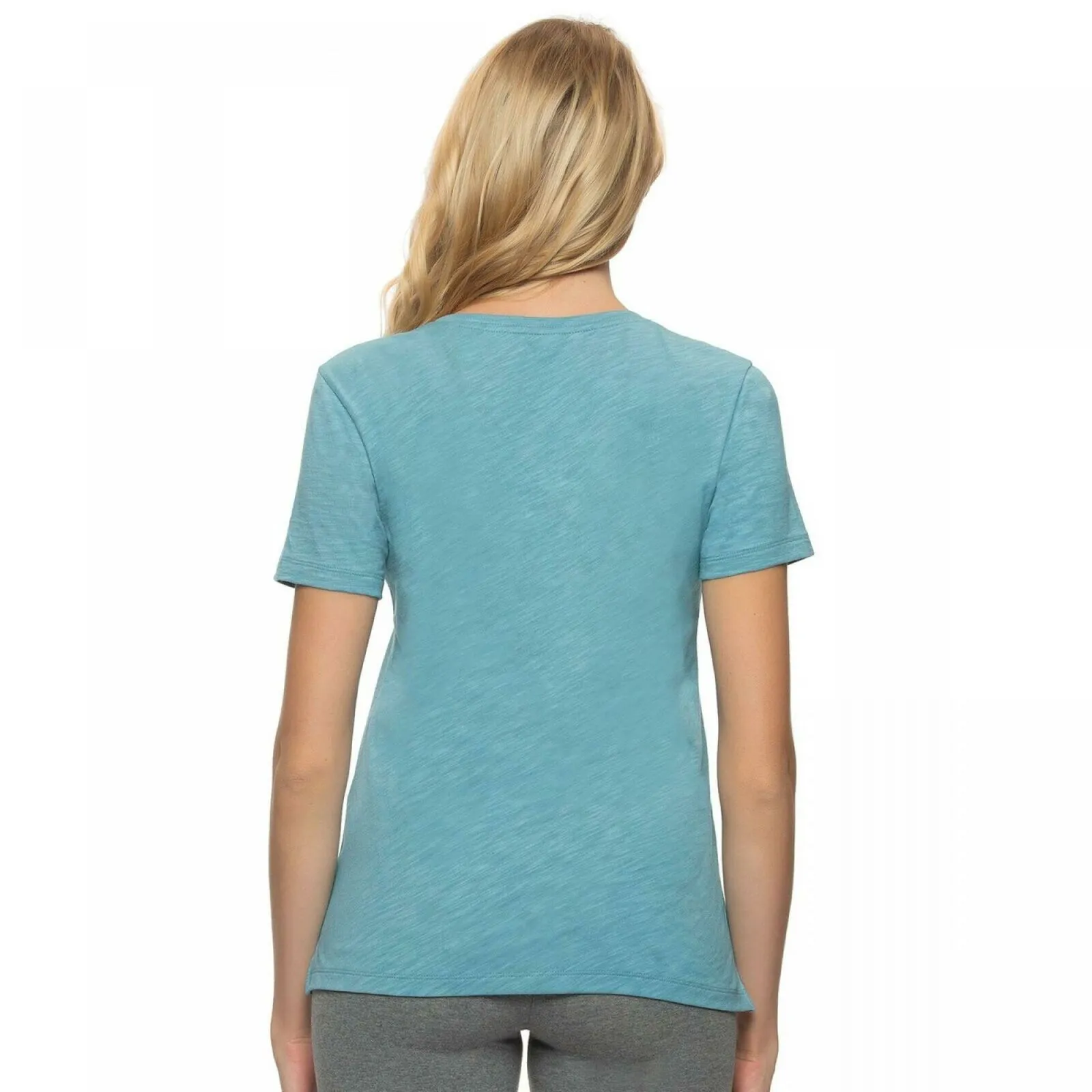 Felina Women's V-Neck Slub Knit T-Shirt