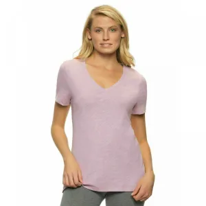Felina Women's V-Neck Slub Knit T-Shirt