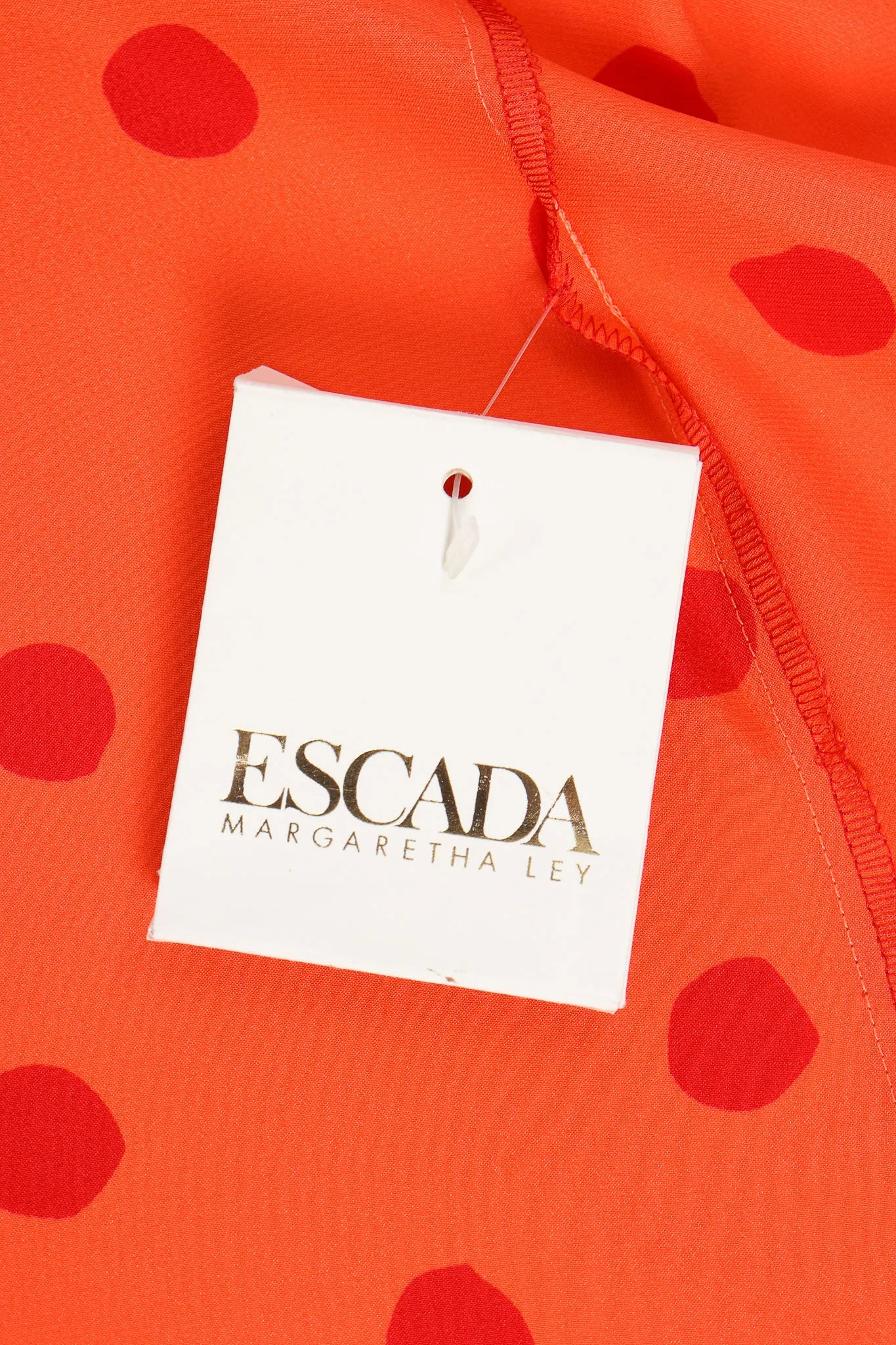 Fire Dot Satin Blouse