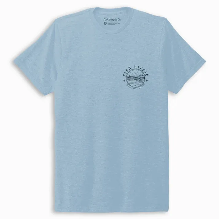 Fish Hippie Silver Skies Tee (Surf)