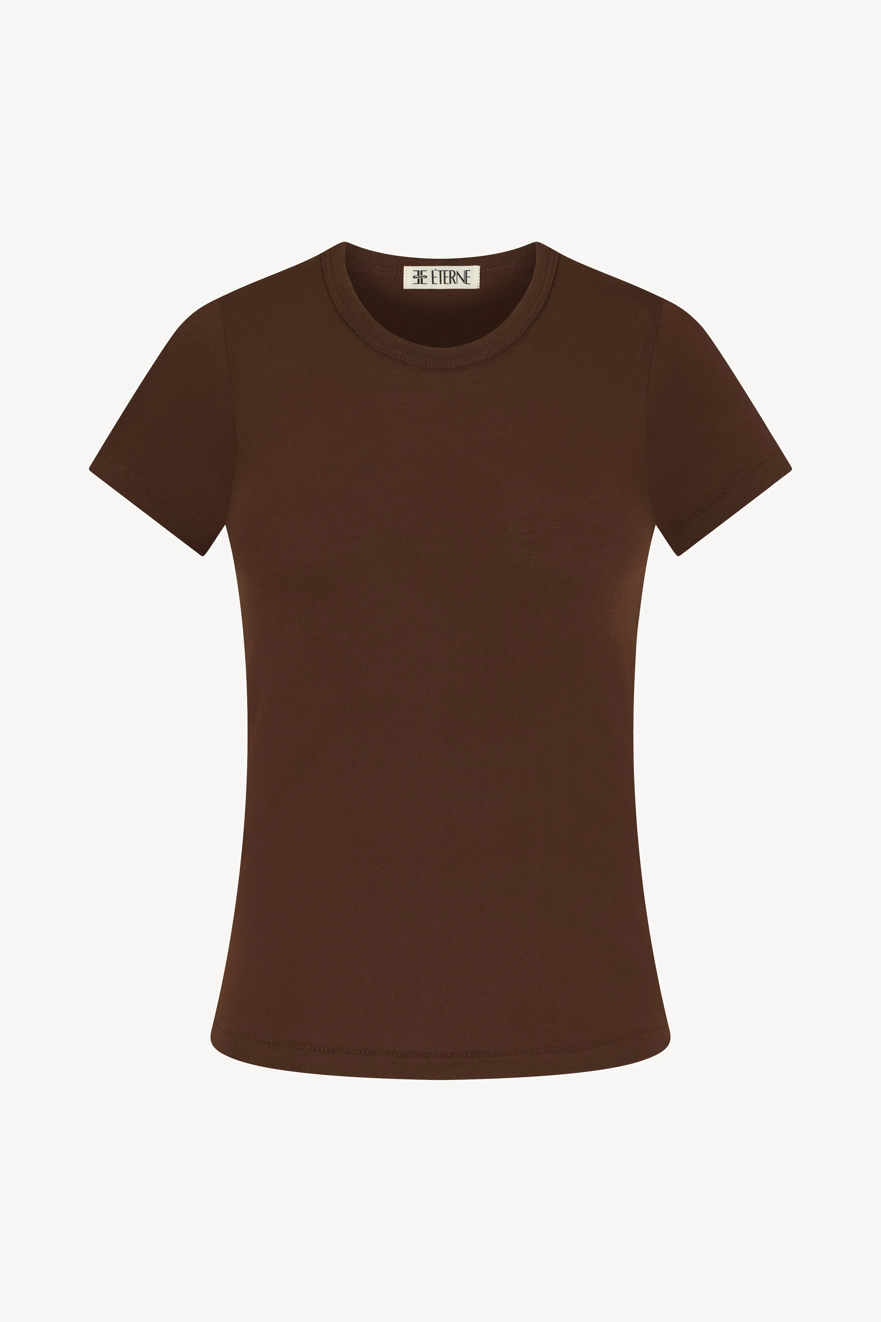 FITTED CREWNECK SHORT SLEEVE T-SHIRT