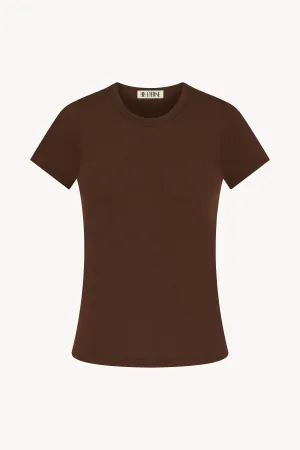 FITTED CREWNECK SHORT SLEEVE T-SHIRT