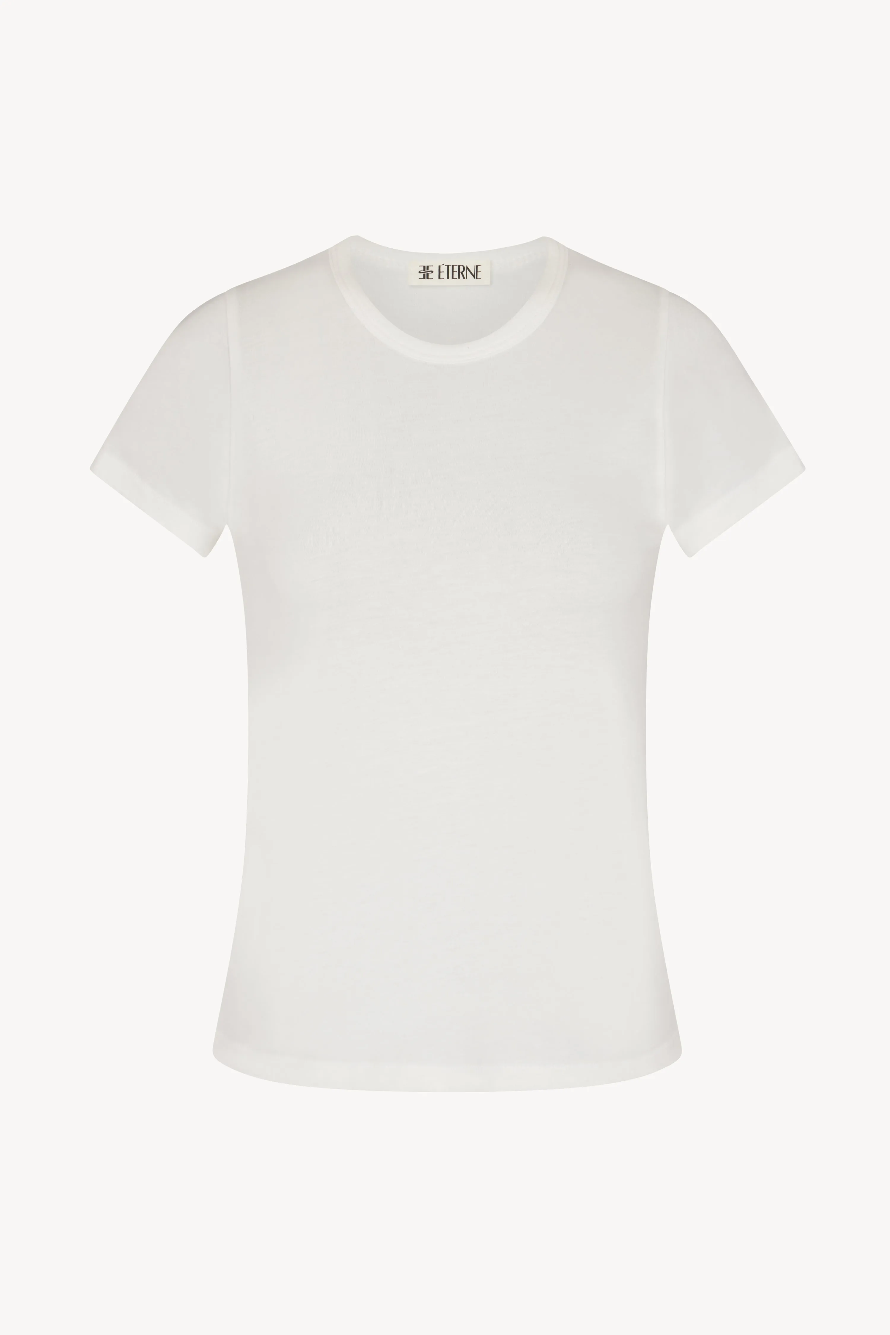 FITTED CREWNECK SHORT SLEEVE T-SHIRT