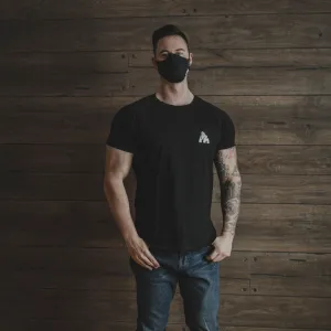 Fitted Scoop Bottom Tee - Black (Men's)