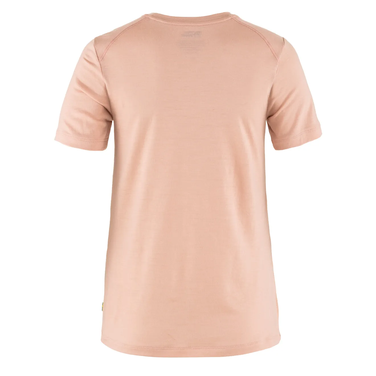 Fjallraven Womens Abisko Wool Fox SS T-Shirt Chalk Rose / Port