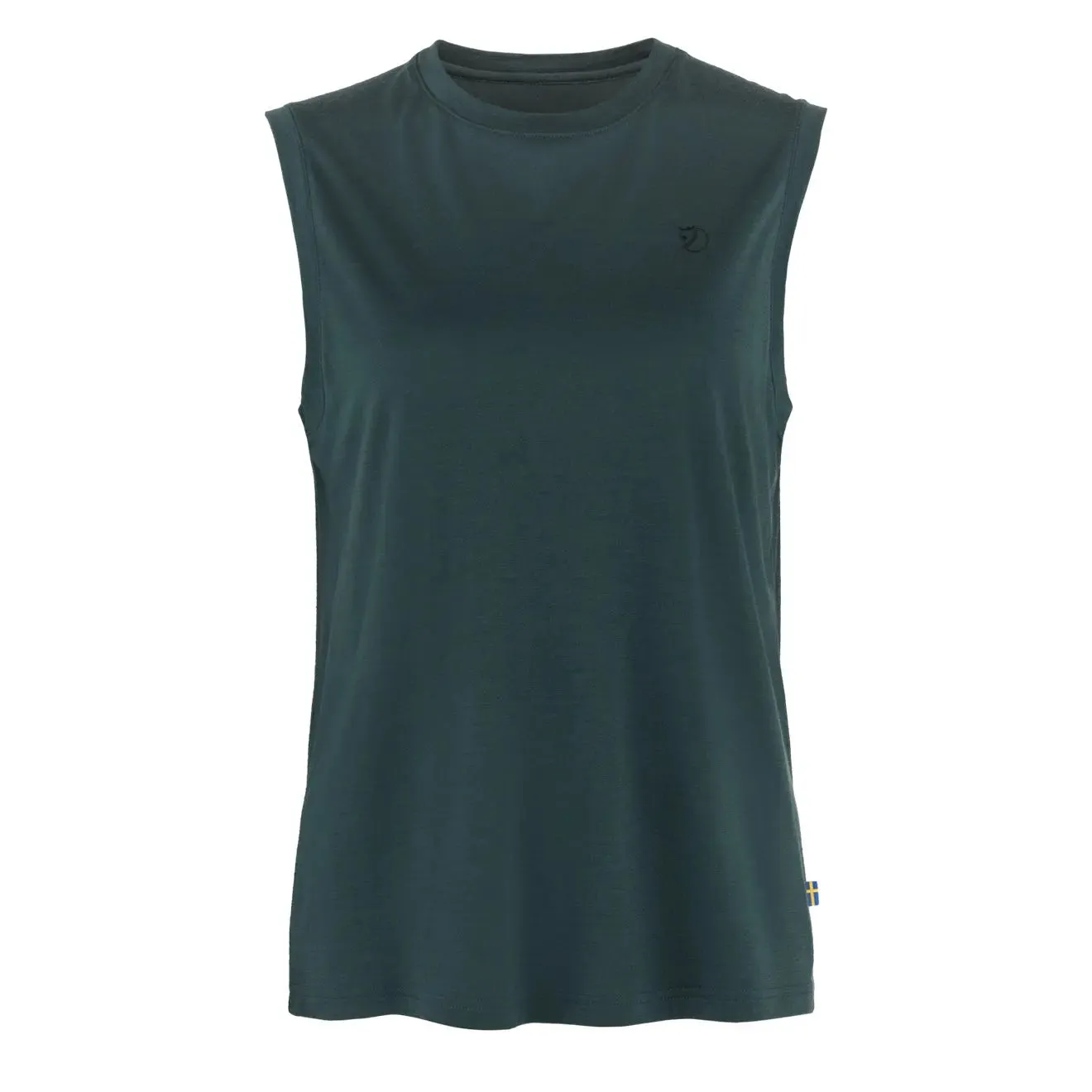 Fjallraven Womens Abisko Wool Tank Top Dark Navy