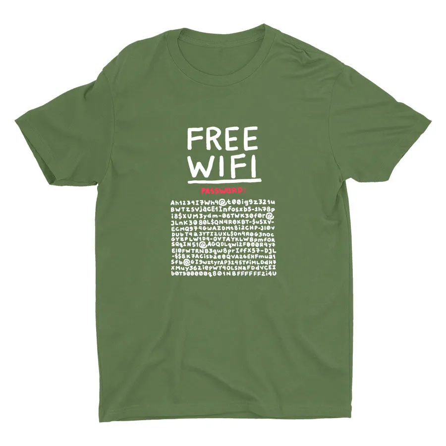 Free Wifi Password Cotton Tee