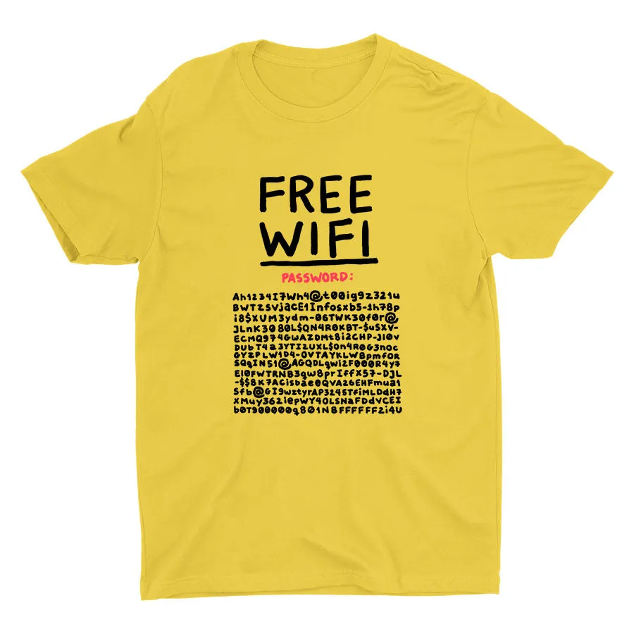 Free Wifi Password Cotton Tee