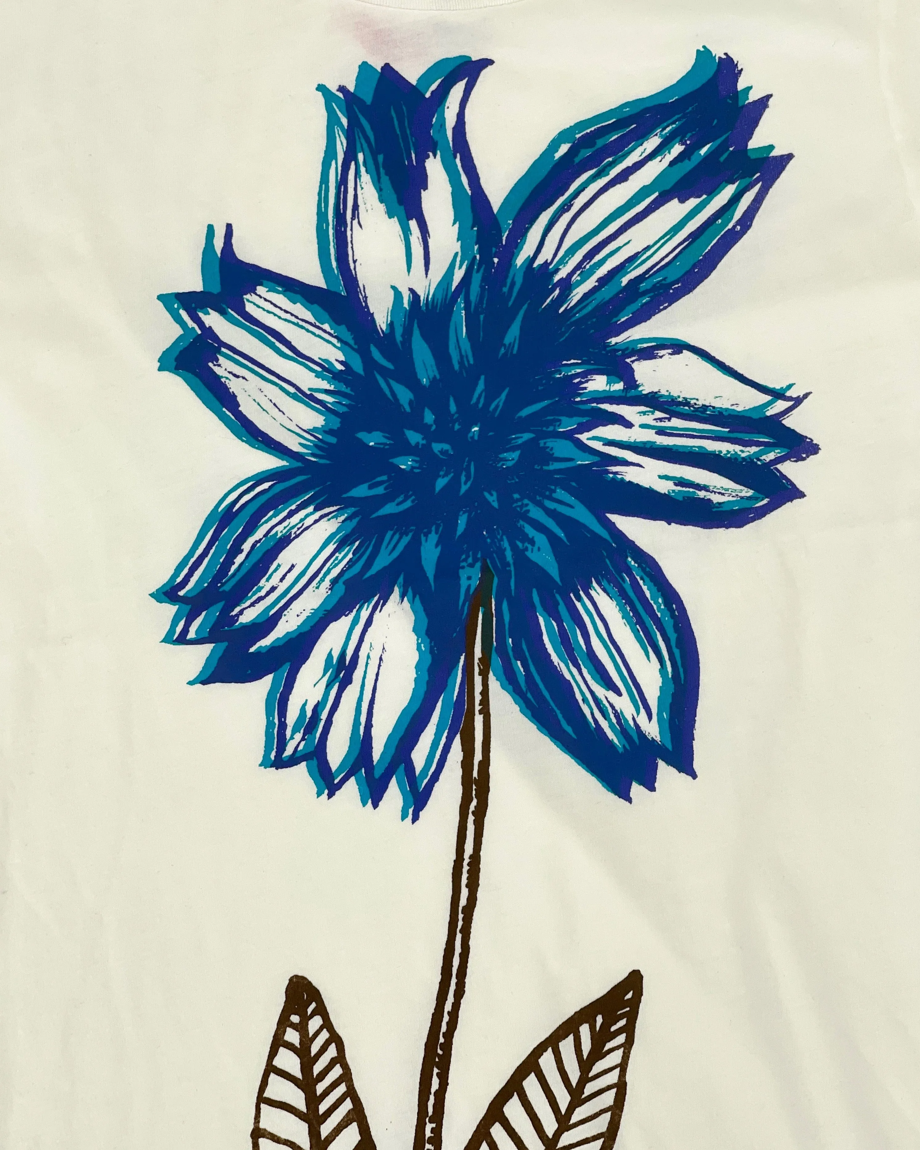 Full Bloom Vintage White Tee