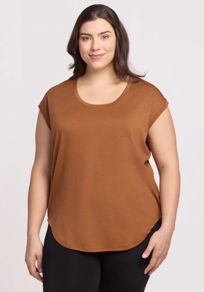 Gabi Tunic Top - Sahara Dust