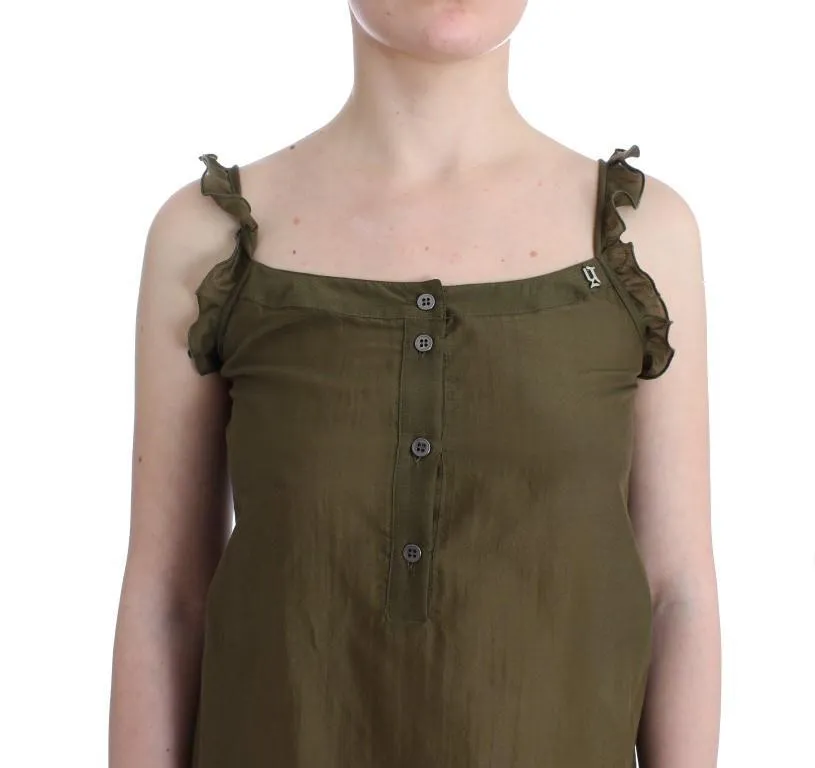 Green cotton top