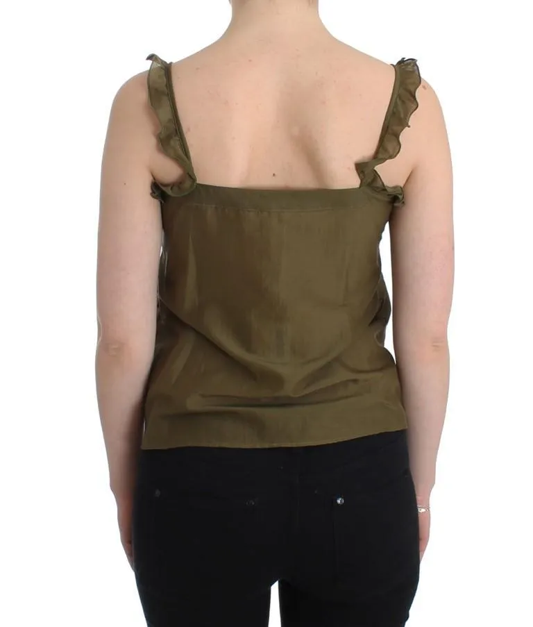 Green cotton top