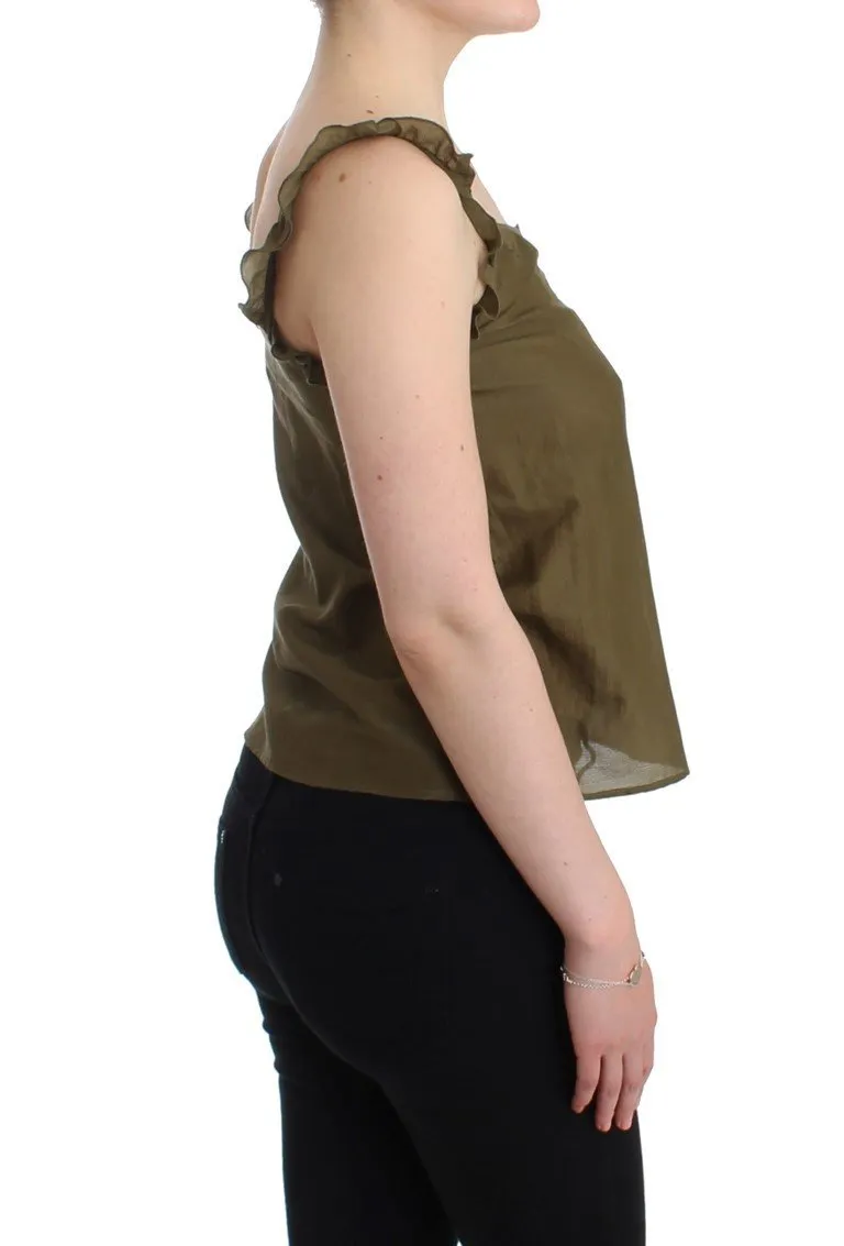 Green cotton top
