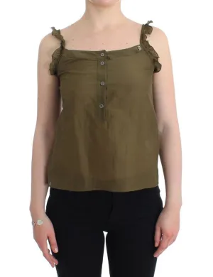 Green cotton top