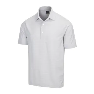 Greg Norman Men's Stripe Stretch Polo - Grey