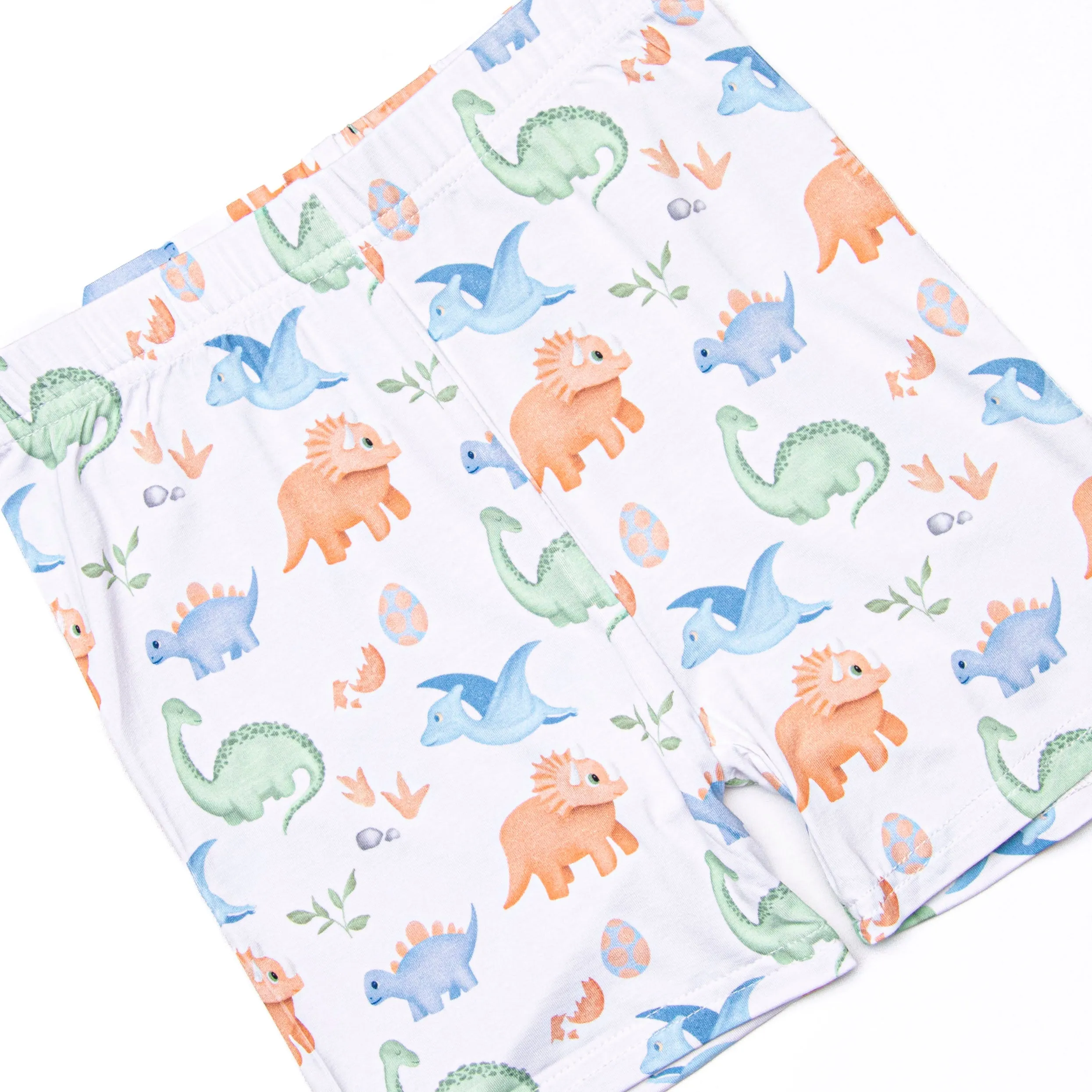 Hear Me Roar Bamboo Pajama Short Set, Green
