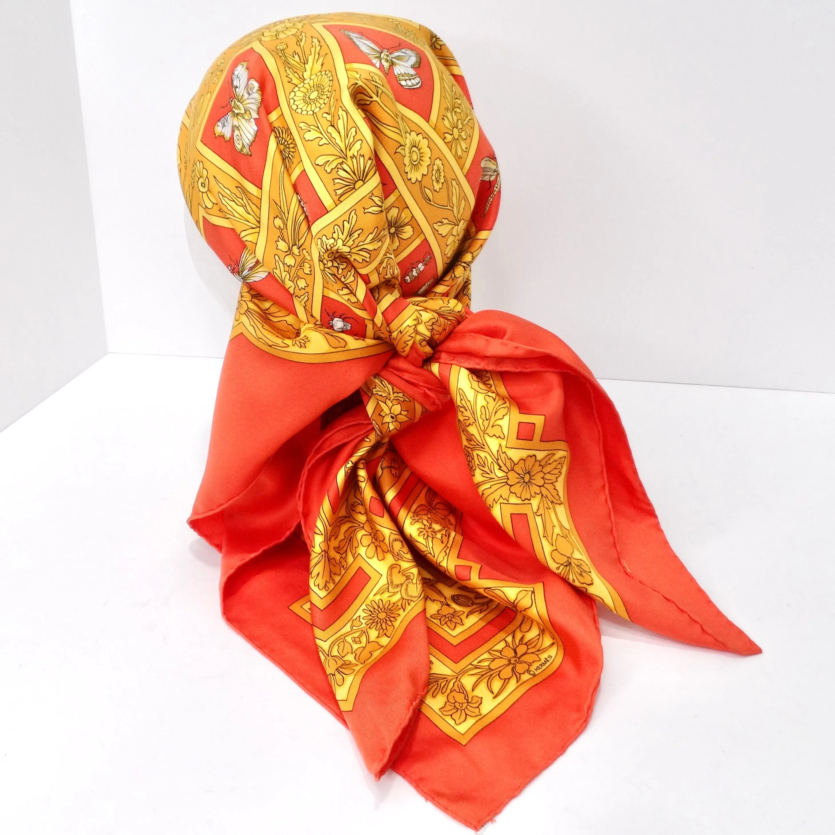 Hermes Jacquelot Joyaux de Lete 100% Silk Scarf