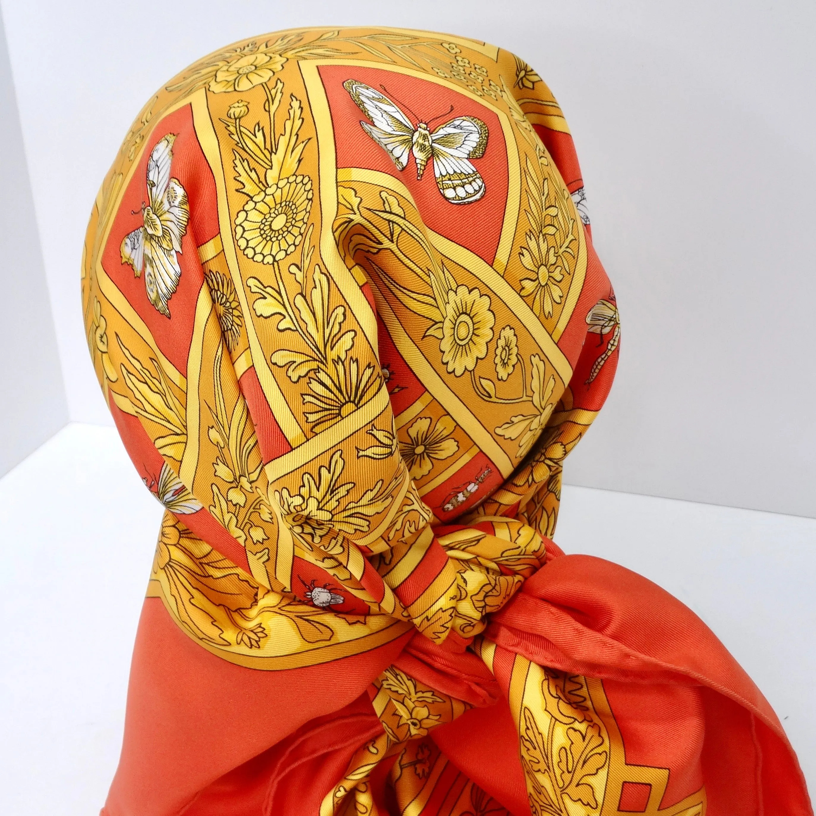 Hermes Jacquelot Joyaux de Lete 100% Silk Scarf