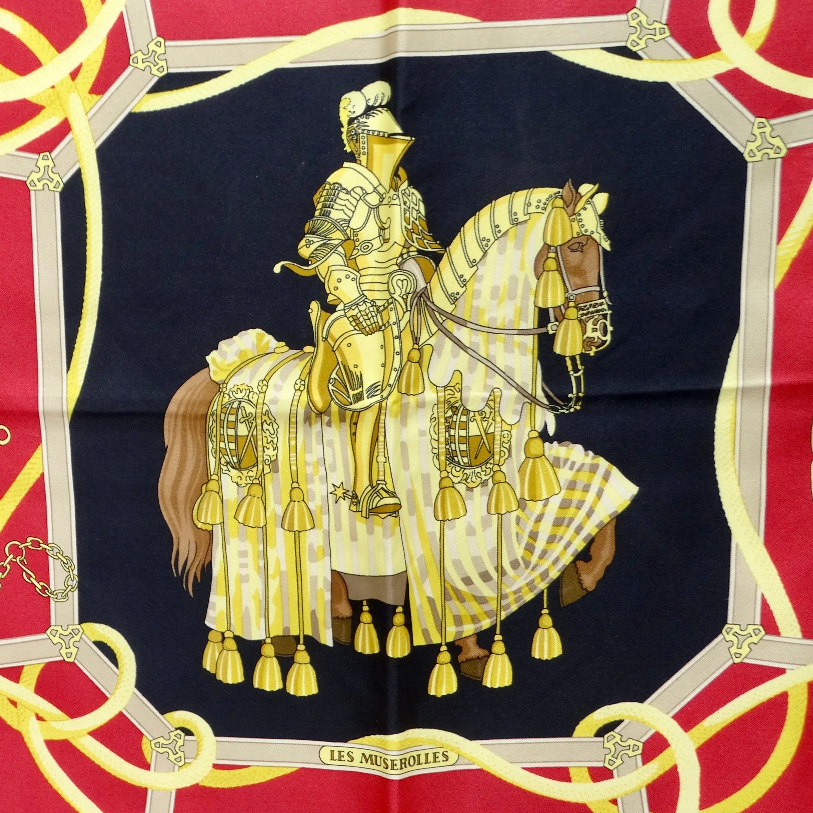 Hermes Les Muserolles Silk Scarf