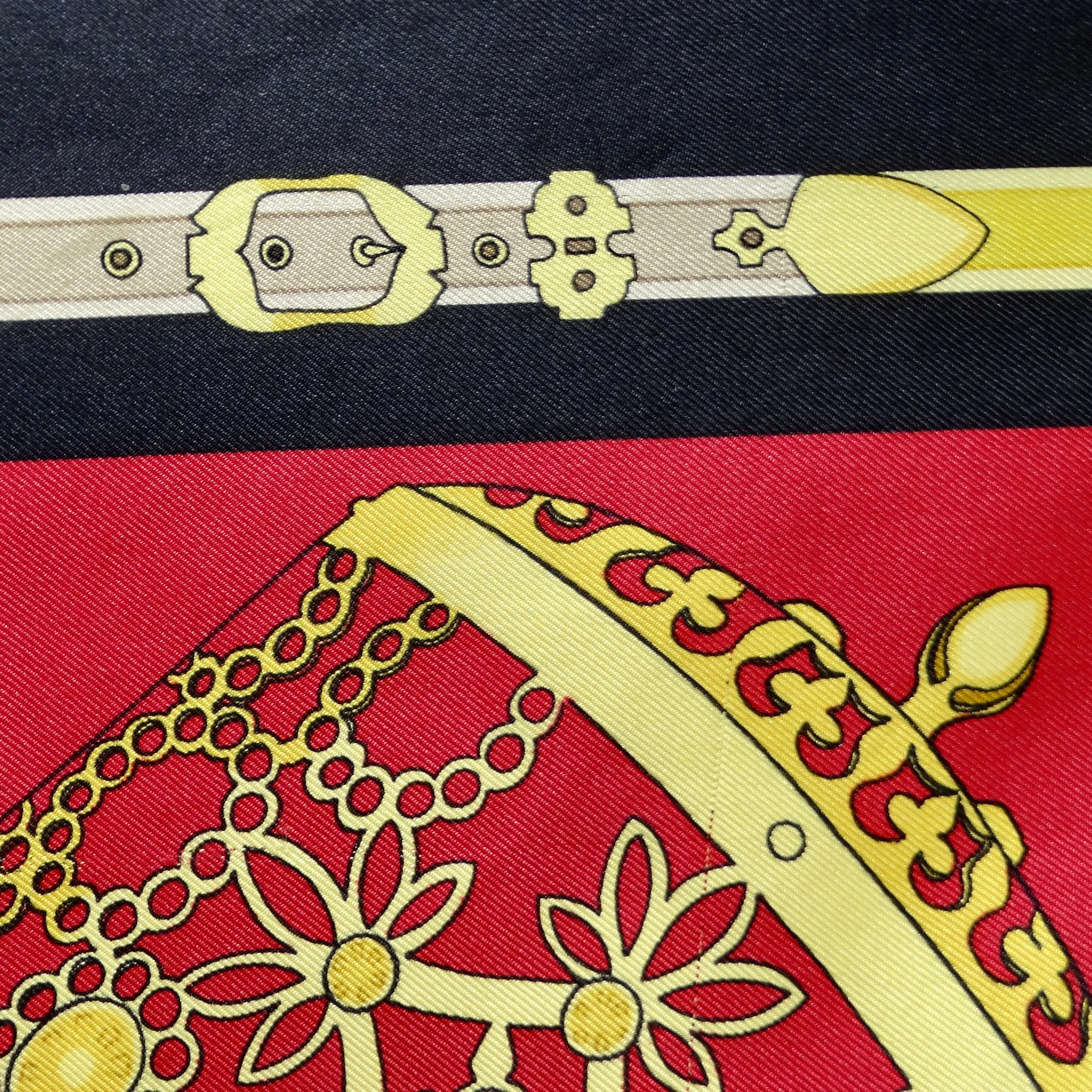 Hermes Les Muserolles Silk Scarf
