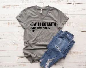 How To Do Math Shirt