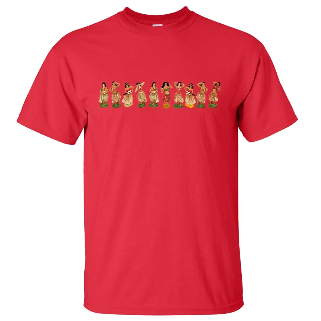 Hula Girl Wrap Asst Colors T-shirt/tee