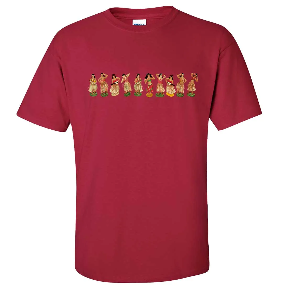 Hula Girl Wrap Asst Colors T-shirt/tee