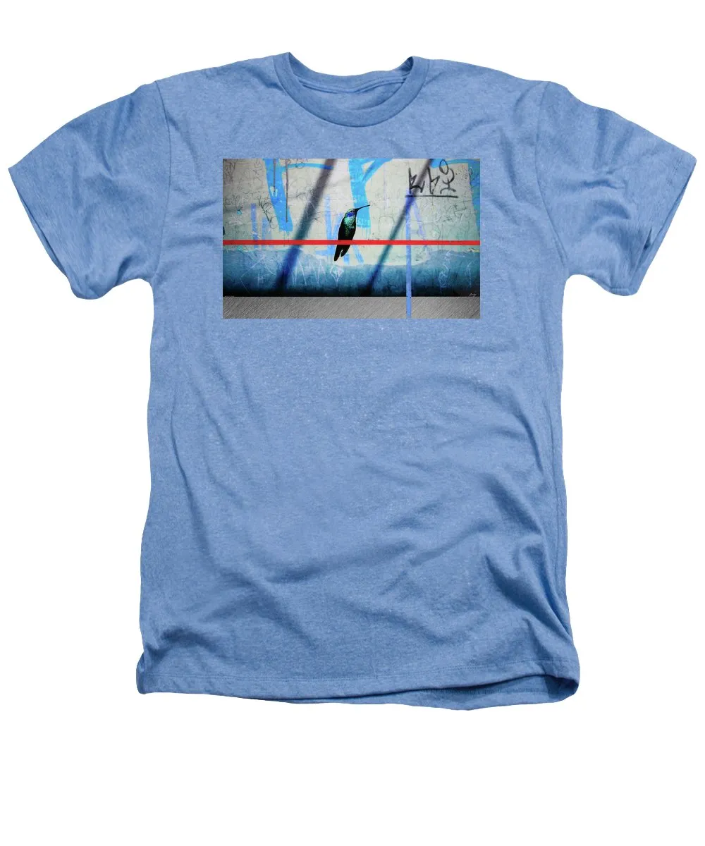Humming Bird Grafitti - Heathers T-Shirt