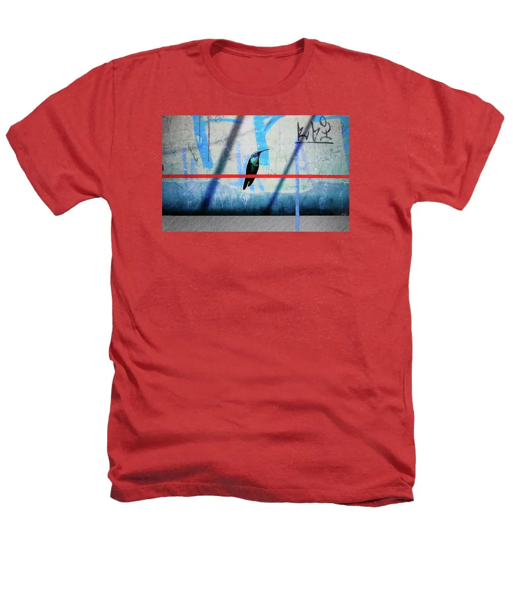 Humming Bird Grafitti - Heathers T-Shirt