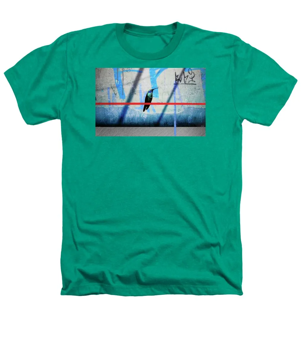 Humming Bird Grafitti - Heathers T-Shirt