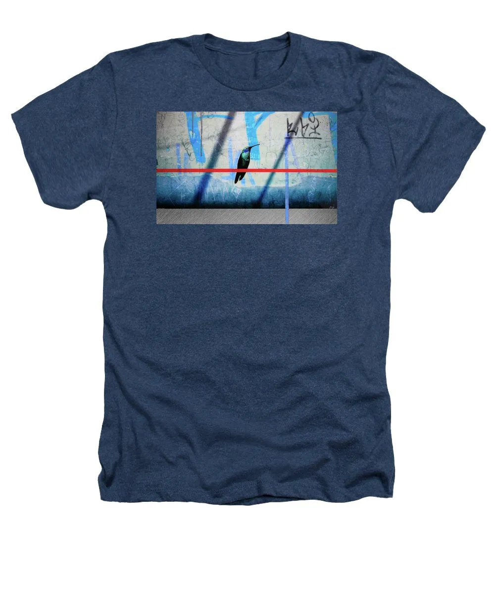 Humming Bird Grafitti - Heathers T-Shirt