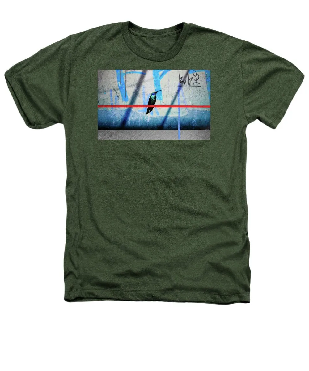Humming Bird Grafitti - Heathers T-Shirt
